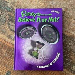 Ripley's Believe It Or Not! A Century Of Strange! Hardcover book